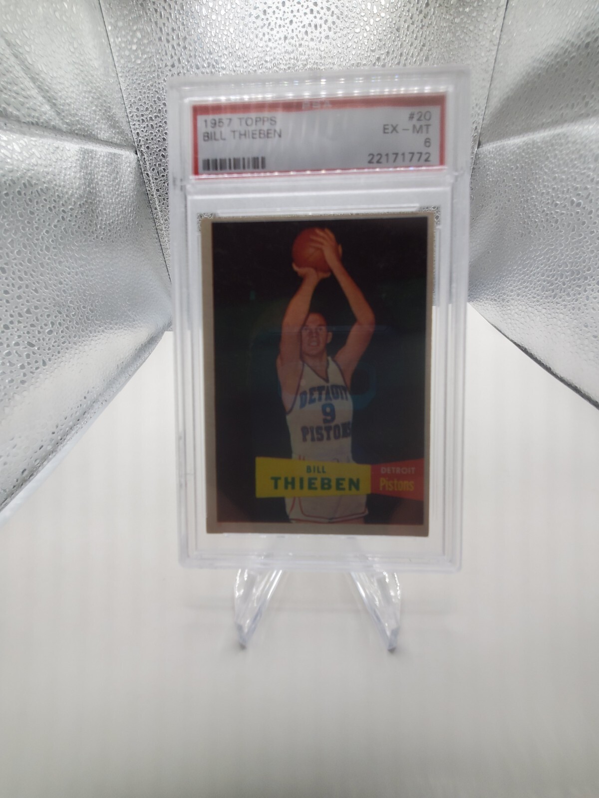 1957 Topps #20 Bill Thieben PSA 6 ( ROOKIE)