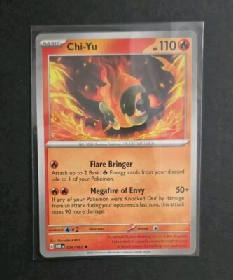 Chi-Yu 029/182 NM Rare Non Holo DECK EXCLUSIVE Paradox Rift