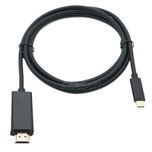 High Quality 6ft Type C Male to HDMI Cable For Samsung Galaxy Note 10+ N975V USA - Picture 1 of 1