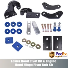 Lower Hood Pivot Kit&Engine Hood Hinge Pivot Bolt Kit Fits Peterbilt 377 378 379