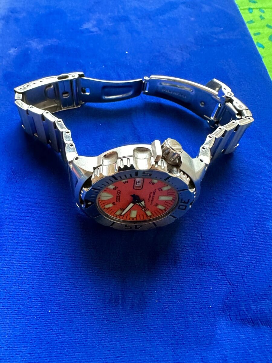 SEIKO ORANGE MONSTER 200m DIVER AUTOMATIC WATCH 1 GEN EXC SEIKO ORANGE MONSTER 200m DIVER AUTOMATIC WATCH 1 GEN EXC