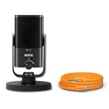Rode NT-USB Mini Mic SC17-Orange USB-C to USB-C Cable 5' for Podcasting