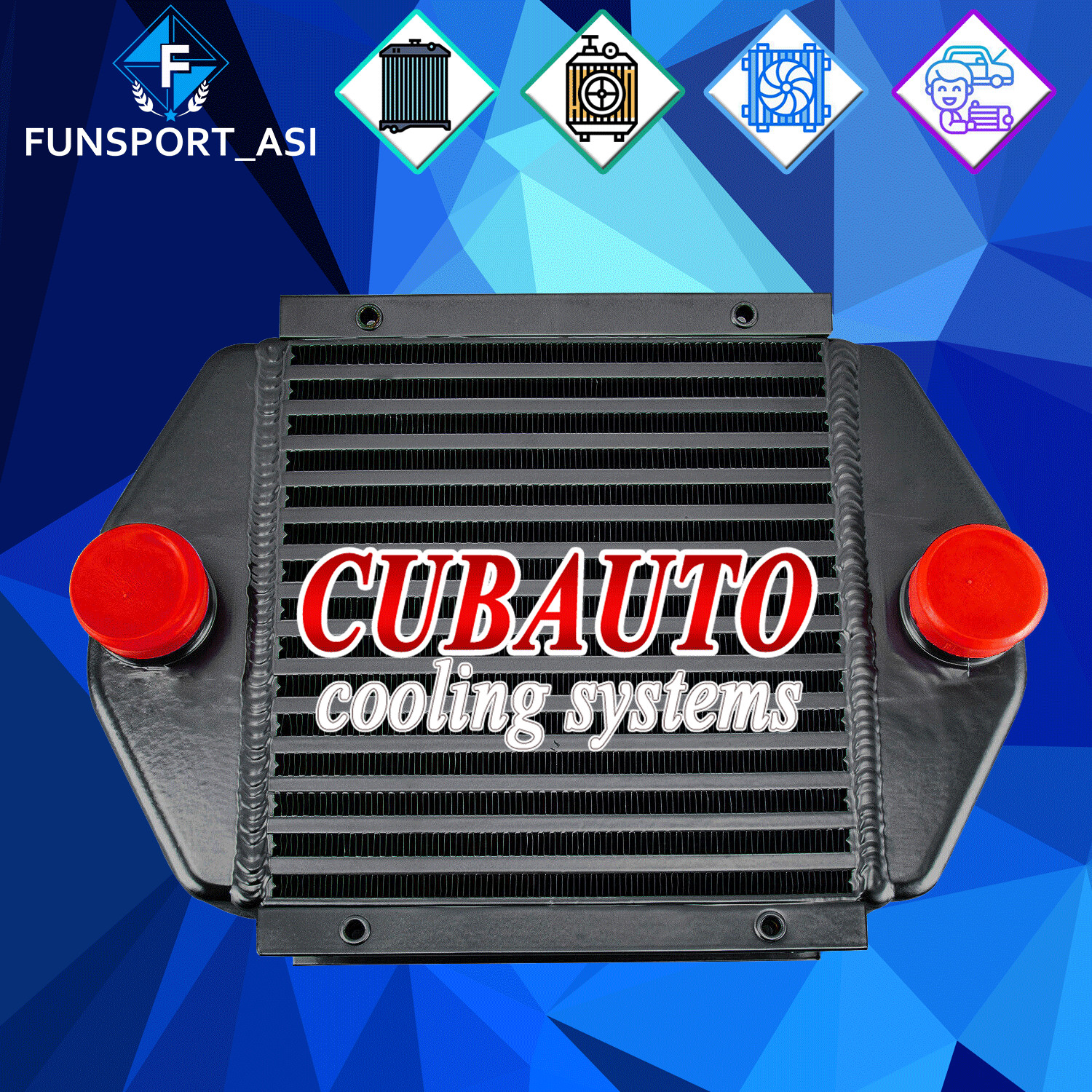 Black Aluminum Intercooler For Can Am Maverick X3 Turbo 2017 2018 2019