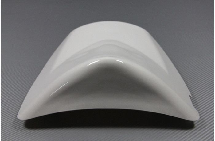 Capot de selle Kawasaki ZX6RR 2003-04 aérodynamique en ABS blanc