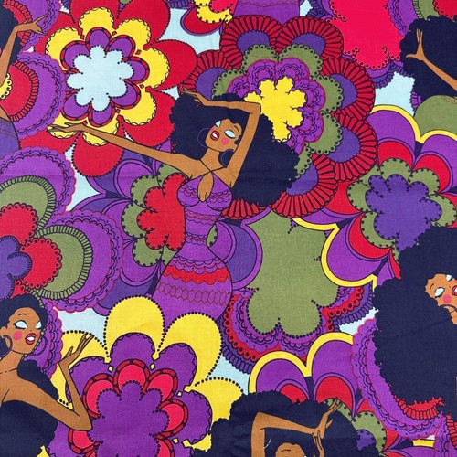 1 Yard Soul Sisters 2015 OOP HTF Alexander Henry Cotton Fabric - Picture 5 of 5