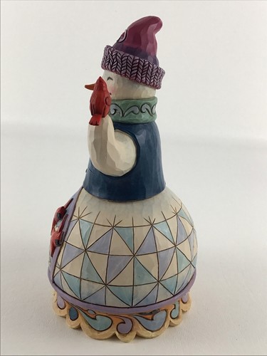 Jim Shore “Winter Cheer Happens Here” Snowman 4022993 Figure 9" Figurine 2011 - Picture 7 of 10