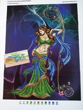 Bead Embroidery Kit Girl Belly Dance Beadwork Beaded Stitching Beading DIY