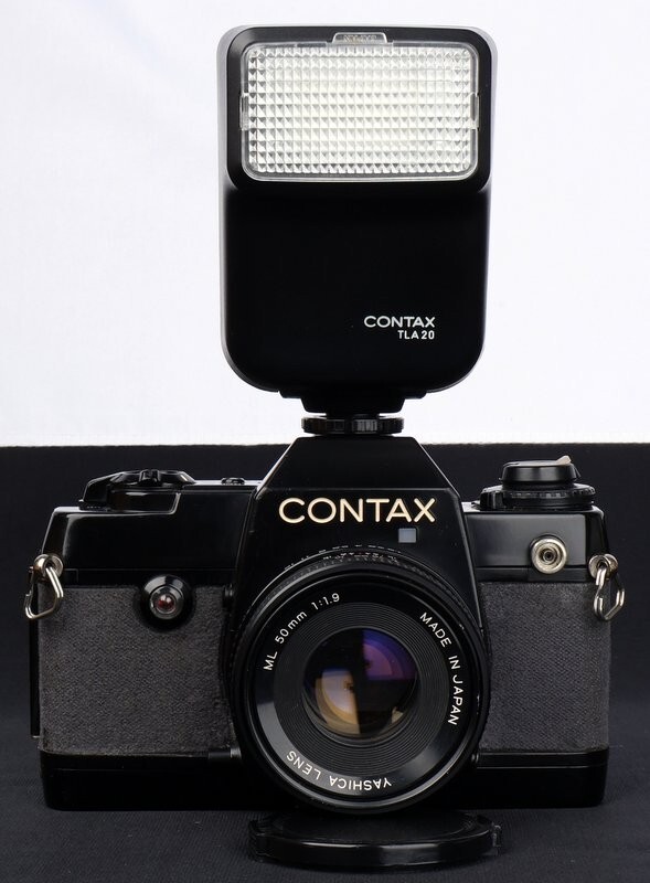 Contax 137 MD Quartz 35mm Film SLR + Yashica ML 50mm f/1.9