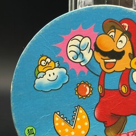 Mario mushroom Menko Super Mario Bros Famicom Card Nintendo 1985 NES Japanese