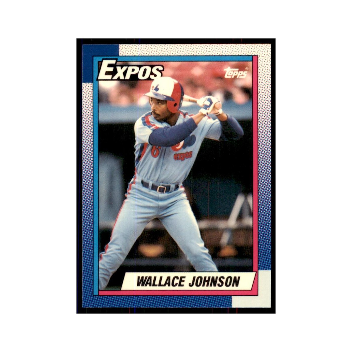 Wallace Johnson 1990 Topps Tiffany #318 Montreal Expos Baseball