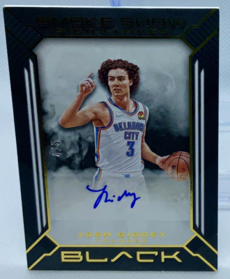 2021-22 Panini Black Josh Giddey Smoke Show Signatures GOLD /5