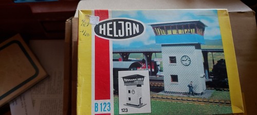 Vintage HELJAN HO model BUILDING KITS train shops petrol STATIONS kit buildings - Picture 333 of 493