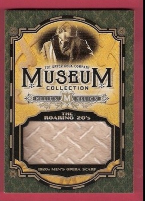 ROARING 20'S MEN'S OPERA SCARF RELIC CARD 15 GOODWIN CHAMPIONS MUSEUM COLLECTION