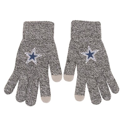 Dallas Cowboys Gloves Knit Utility Winter Sports Logo TEXTING