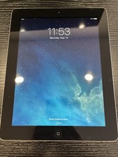Apple iPad 9.7-Inch 4th Gen. 16GB Black Wi-Fi 2012 MD510LL/A READ DEASCRIPTION