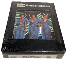 SEALED  THREE DEGREES NEW DIMENSIONS 1978 SOUL 8-track 8 track tape cartridge