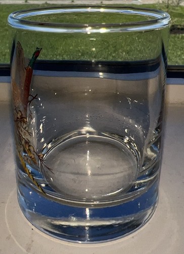 Libbey Clear Glass Pheasant Hunting Game Bird Shot Glass - Picture 2 of 9