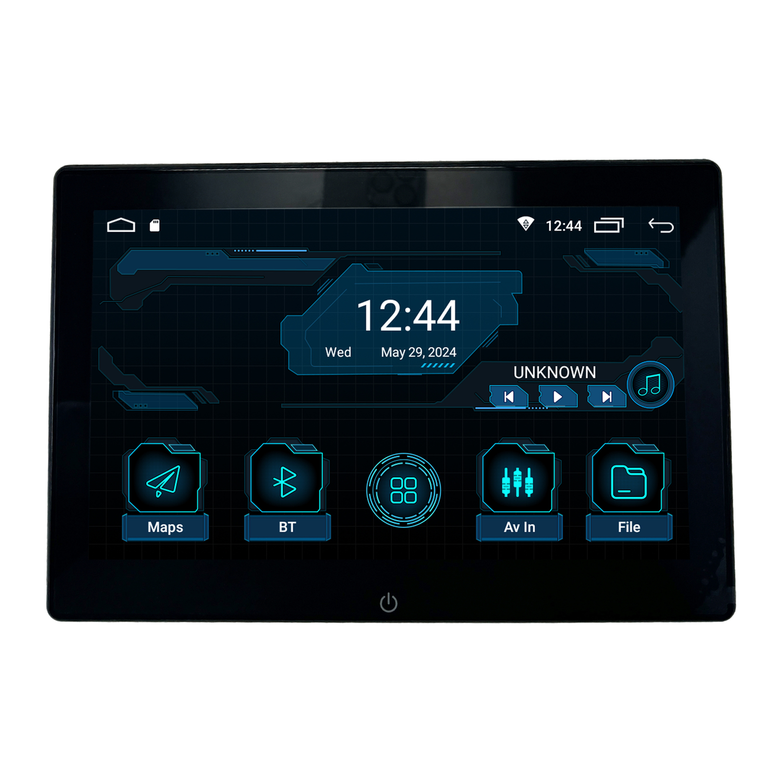 Universal Car Headrest Monitor 10"" Touchscreen Android Bluetooth WiFi
