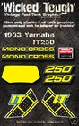 YAMAHA 1983 IT250 WICKED TOUGH DECAL GRAPHIC KIT