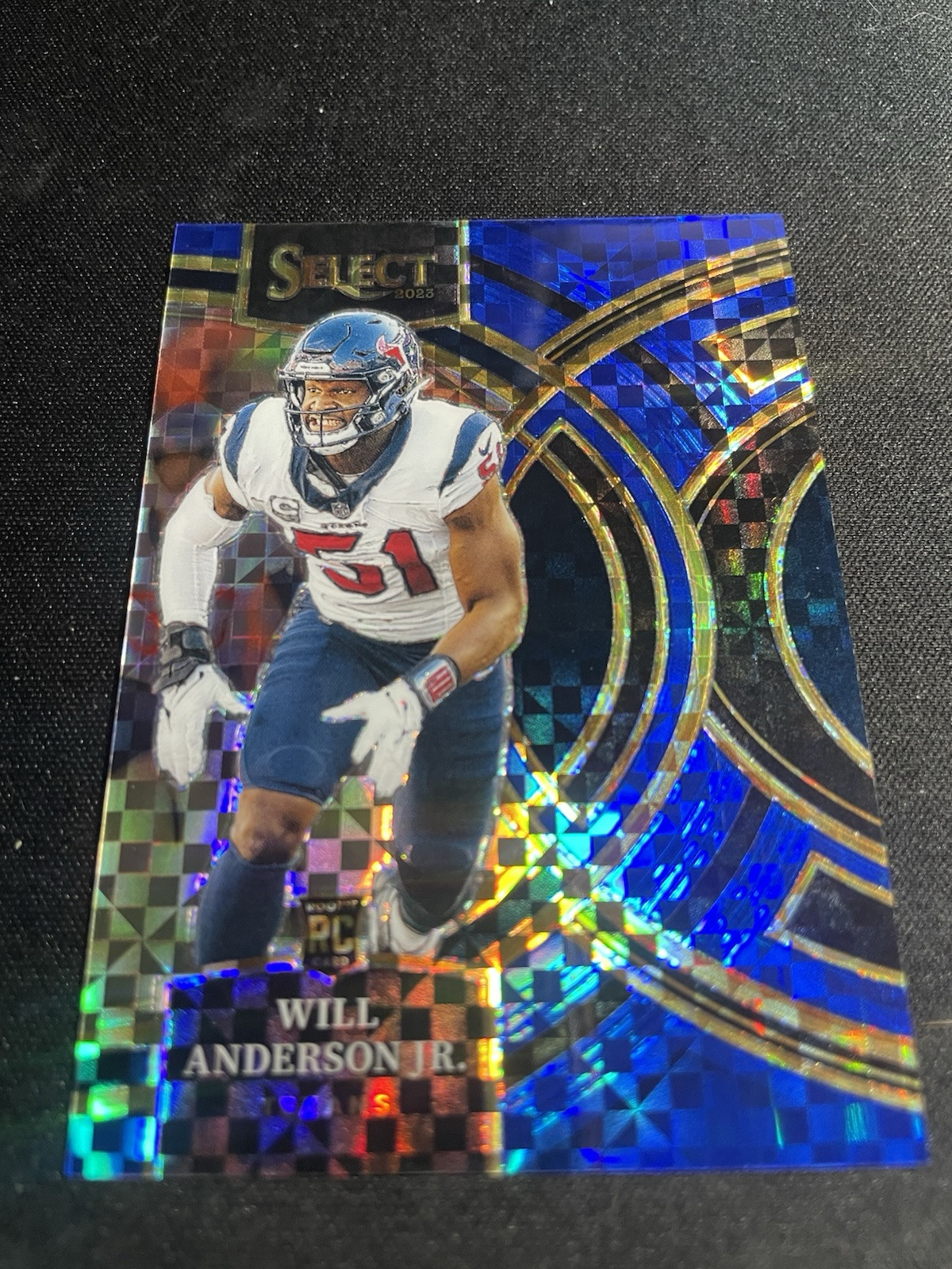 2023 Select Will Anderson RC /149 Blue Prizm Premier #125 Rookie Texans