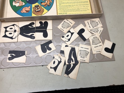 VINTAGE MILTON BRADLEY FELIX THE CAT BOARD GAME W/ BOX - Picture 6 of 8