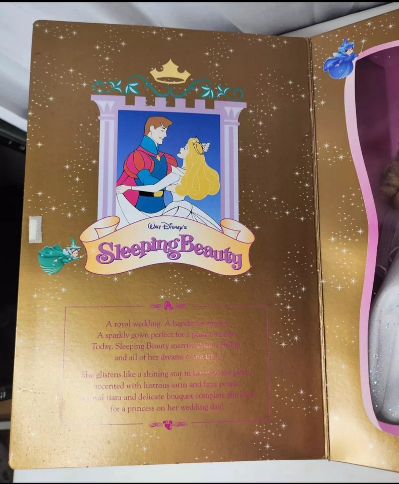 Walt Disney's Wedding Sleeping Beauty Doll Second in a Series 1997 Mattel 18057 - Image 3 of 3