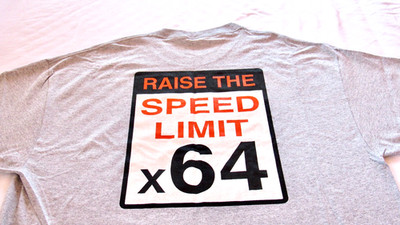 Brand New Vintage Microsoft Windows XP 64 Bit Raise The Speed Limit T Shirt XL