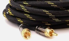 Elite Audio 6-Channel RCA Cable 15ft OFC Twisted Pair with Noise
