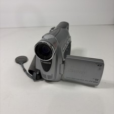 Canon ZR200 Mini DV Camcorder No Power Cord Or Battery Tested