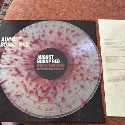 August Burns Red Messengers Red Splatter Vinyl LP Limited Edition - 2014 