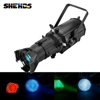 Used 250W LED LEKO Profile RGBW Spotlight Spot Light DMX Disco Stage Show
