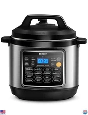 16-in-1 Electric Pressure Cooker 8Qt Multi Cooker Rice Slow Steamer Yogurt Pot