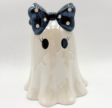 Viral Ghost With Black White Polka Dot Bow Ha...