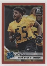 2019 Panini Donruss Optic Rated Rookie Red Prizm 95/99 Devin Bush II #194 h3a