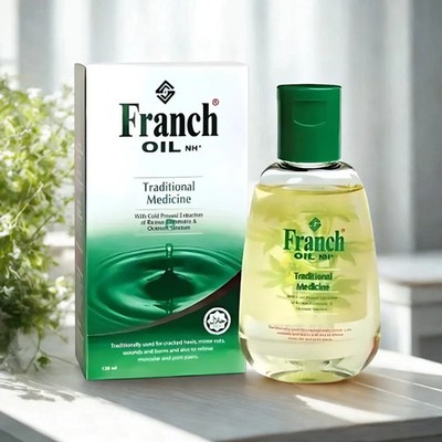 4 X 120ml Franch Oil Bottles Traditional Medicine Burns Wounds Mosquito Bites