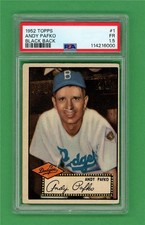 1952 Topps #1 Andy Pafko ** PSA FR 1.5 ** Brooklyn Dodgers vintage baseball card