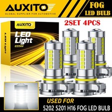 4x Led Fog Light Bulb 5202 White 6g27 For Chevy Silverado 1500 2500 Hd 2007-2015 4x Led Fog Light Bulb 5202 White 6g27 For Chevy Silverado 1500 2500 Hd 2007-2015