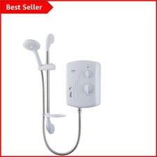 8.5 KW Seville Universal Electric Shower - Polished Finish and Safety Features