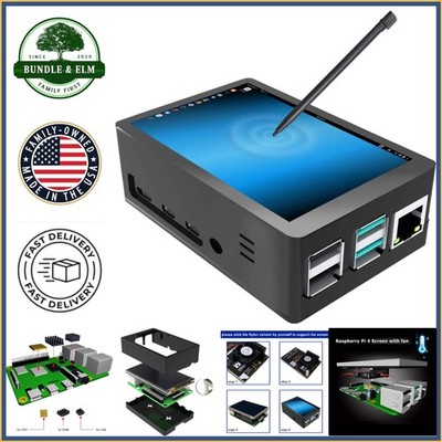 High-Resolution 3.5 Inch Touch Monitor for Raspberry Pi 4 with HDMI Connectivity