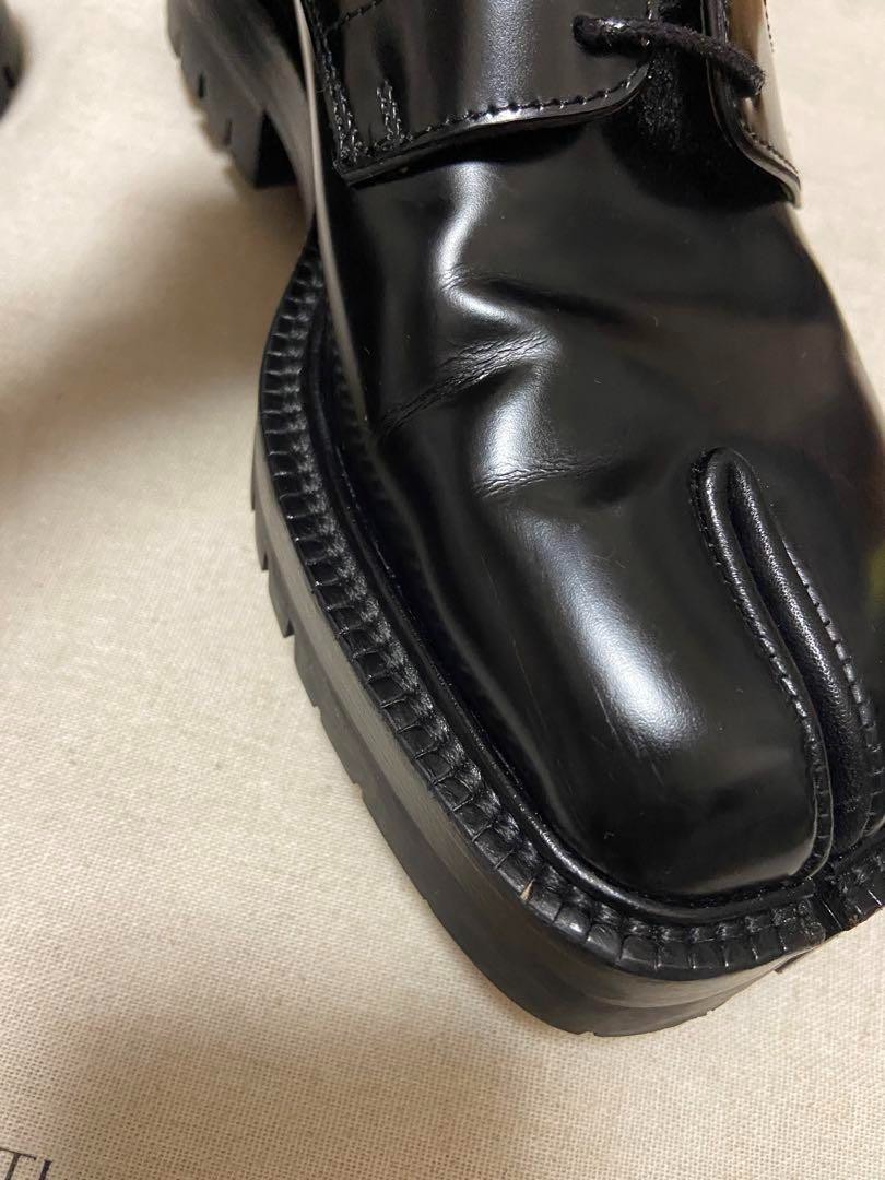 Maison Margiela Black Tabi Loafers Sz 36 Rare Unique Design