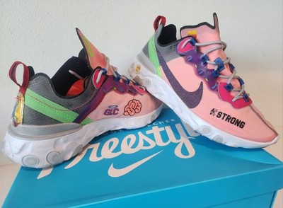 Size 10.5 - Nike React Element 55 2019 Doernbecher Pink Purple Blue