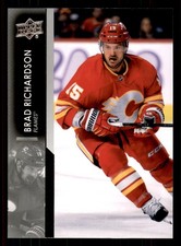 2021 Upper Deck Brad Richardson #530 Calgary Flames