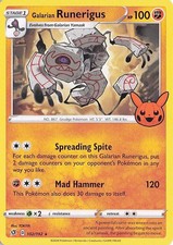 ✨Galarian Runerigus 102/192 - Normal - Trick or Trade BOOster Bundle 2023 - NM