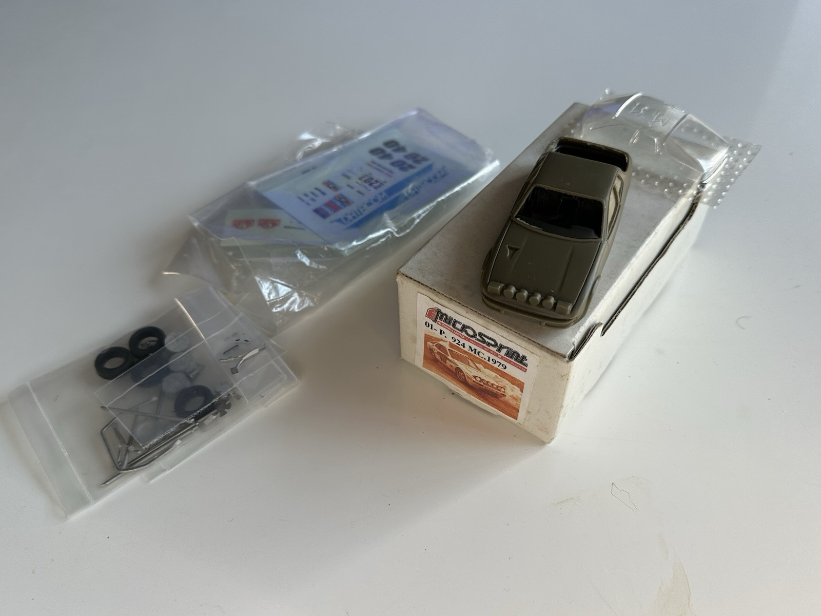 Porsche 924 WRC 1979 Microsprint 1/43 kit résine rare de haute précision