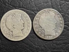 Pair of Better Date Barber Half Dollars, 1896 O & 1904 S