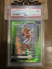 2024 Panini Prizm - Rookies Bo Nix #309 Neon Green Pulsar Prizm (RC) PSA 9
