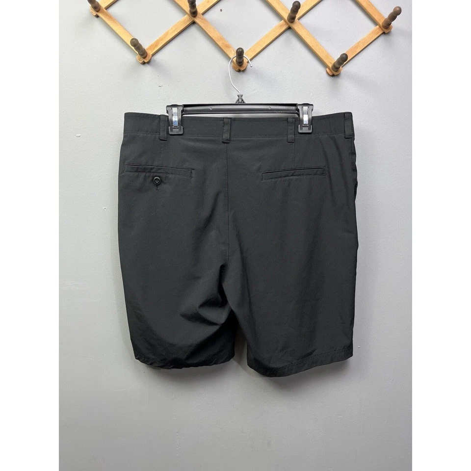Pantalones Cortos de Golf Ben Hogan Negros Performance Para Hombre Talla 38 Bolsillos Elásticos Poliéster Foto 2 de 4