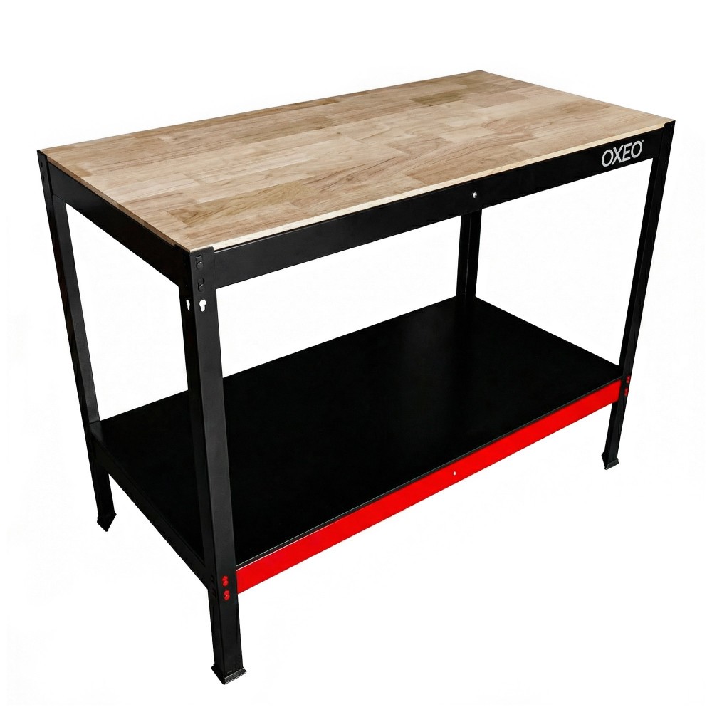 Table de travail robuste en acier avec système de montage rapide