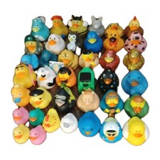 Lot of 39 Rubber Ducks Jeep Duckies Various Styles and Colors Funny Gift