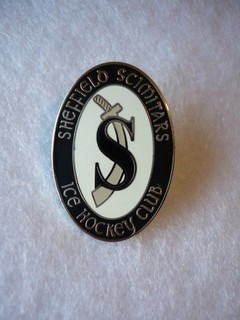SHEFFIELD SCIMITARS ICE HOCKEY CLUB PIN/BADGE .